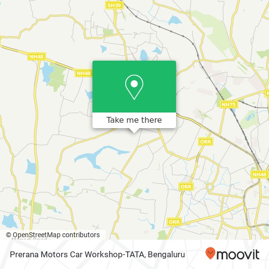 Prerana Motors Car Workshop-TATA map