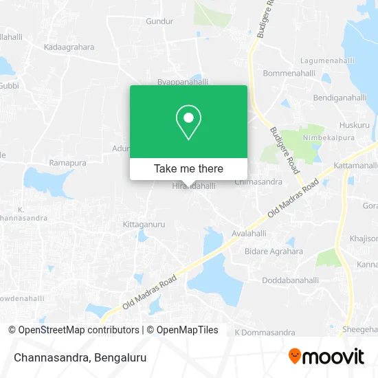 Channasandra map
