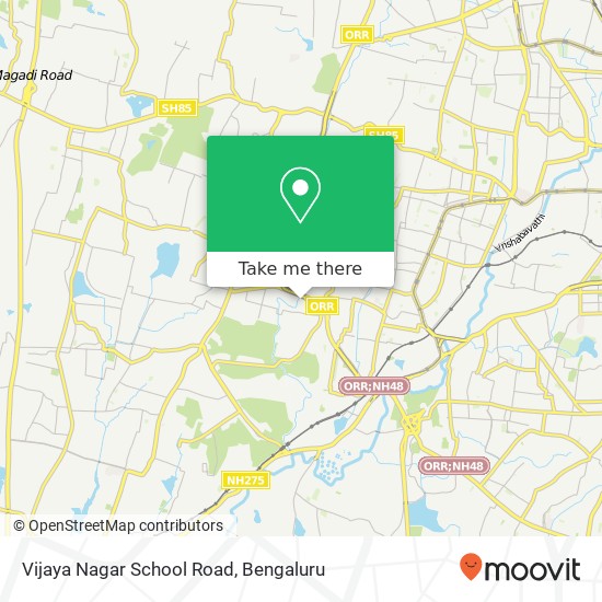 Vijaya Nagar School Road map