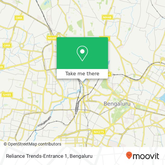 Reliance Trends-Entrance 1 map