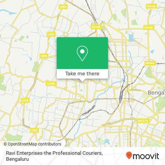 Ravi Enterprises-the Professional Couriers map