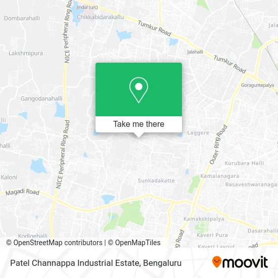 Patel Channappa Industrial Estate map
