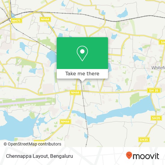 Chennappa Layout map