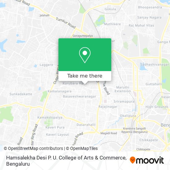 Hamsalekha Desi P. U. College of Arts & Commerce map