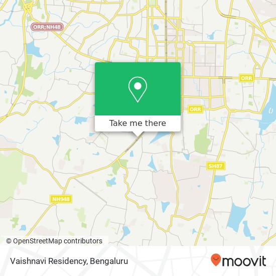 Vaishnavi Residency map