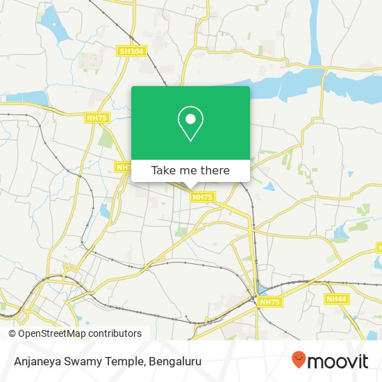 Anjaneya Swamy Temple map