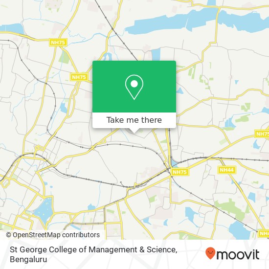 St George College of Management & Science map