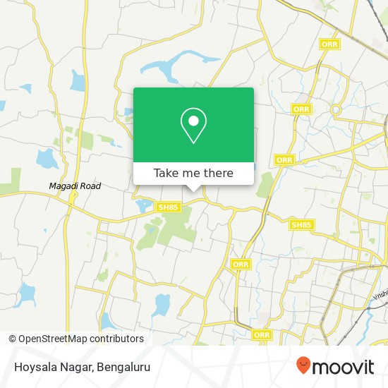 Hoysala Nagar map