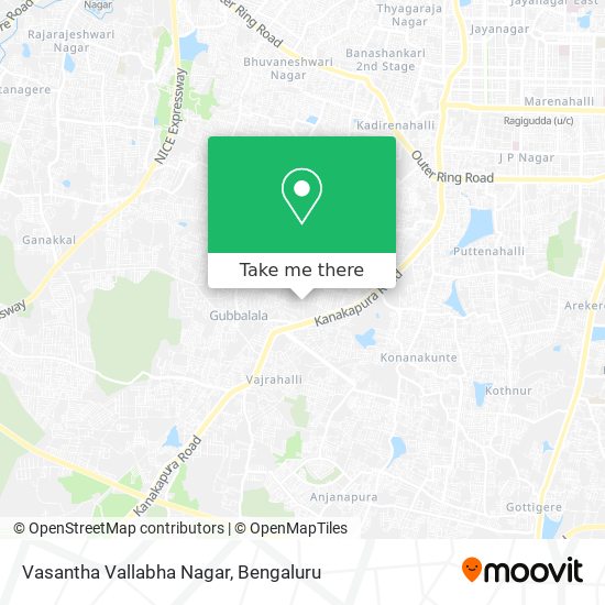 Vasantha Vallabha Nagar map
