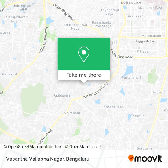 Vasantha Vallabha Nagar map