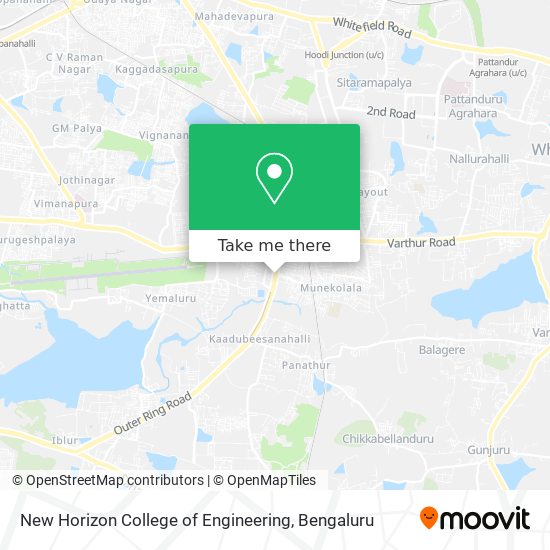 New Horizon College of Engineering map