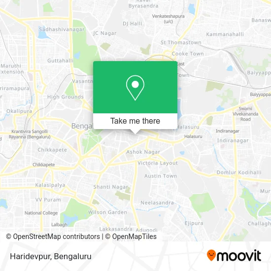 Haridevpur map