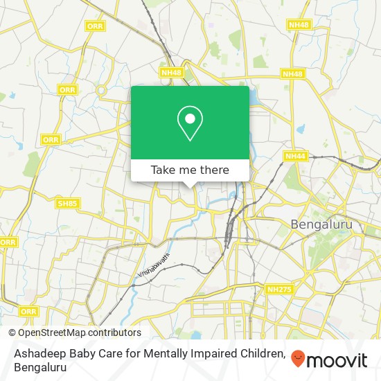 Ashadeep Baby Care for Mentally Impaired Children map