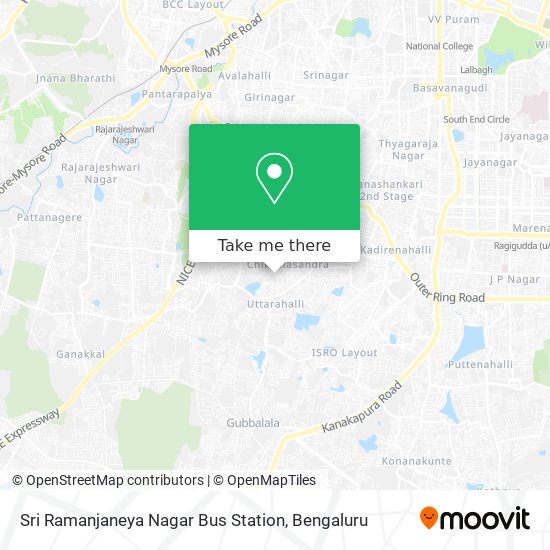 Sri Ramanjaneya Nagar Bus Station map