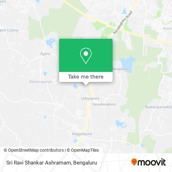 Sri Ravi Shankar Ashramam map