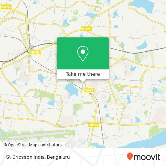 St-Ericsson India map