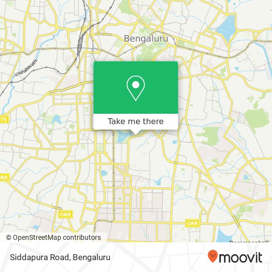 Siddapura Road map