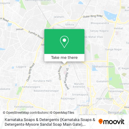 Karnataka Soaps & Detergents (Karnataka Soaps & Detergents-Mysore Sandal Soap Main Gate) map