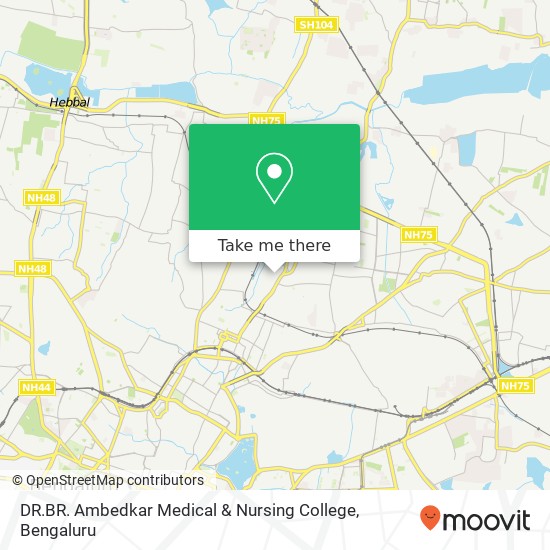 DR.BR. Ambedkar Medical & Nursing College map