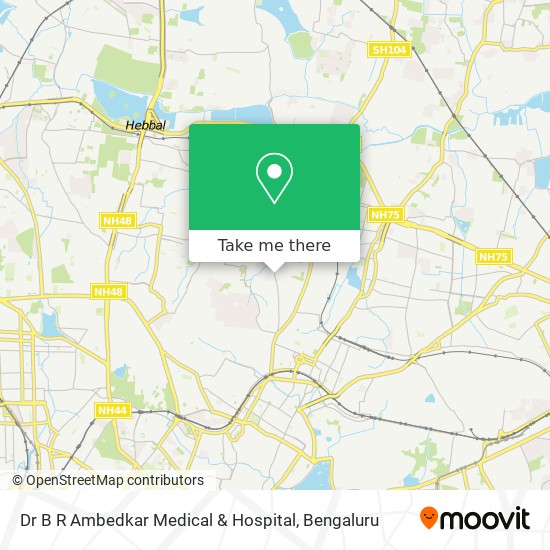 Dr B R Ambedkar Medical & Hospital map