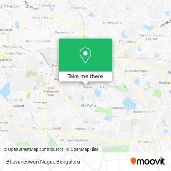 Bhuvaneswari Nagar map
