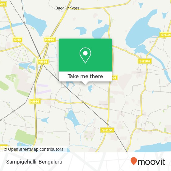 Sampigehalli map