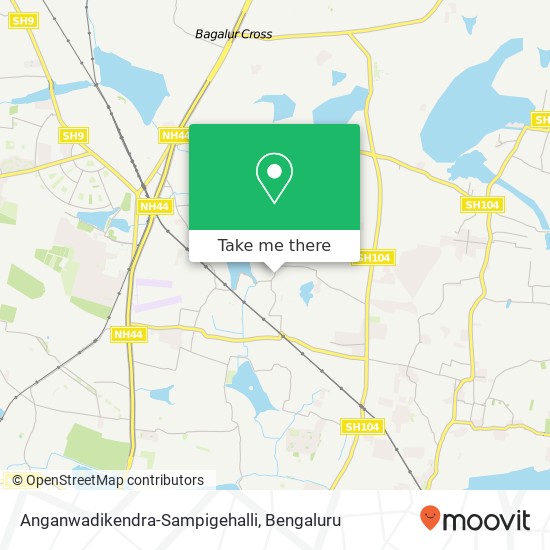 Anganwadikendra-Sampigehalli map