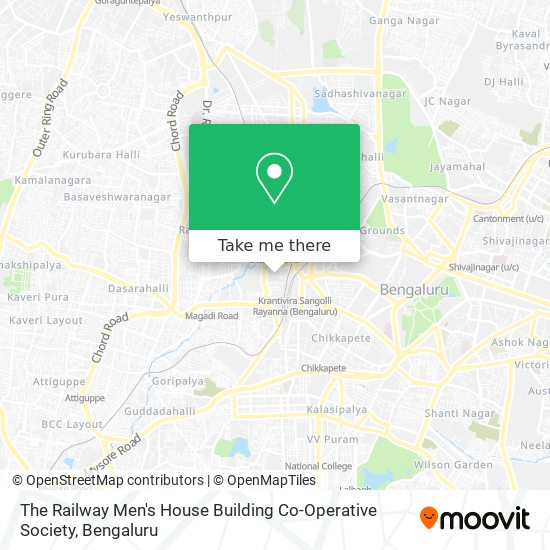 The Railway Men's House Building Co-Operative Society map