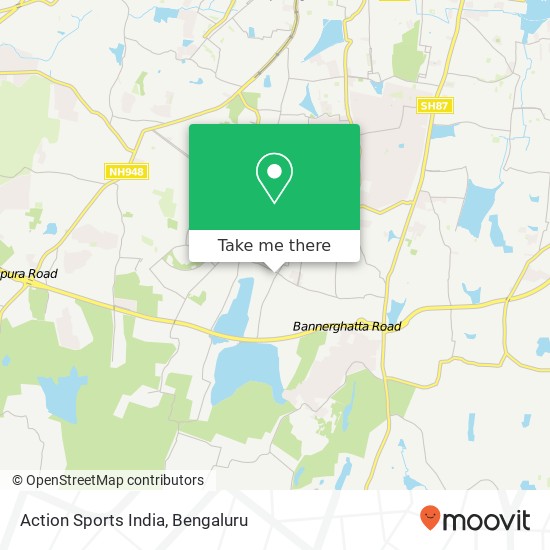 Action Sports India map