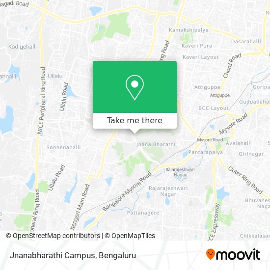 Jnanabharathi Campus map