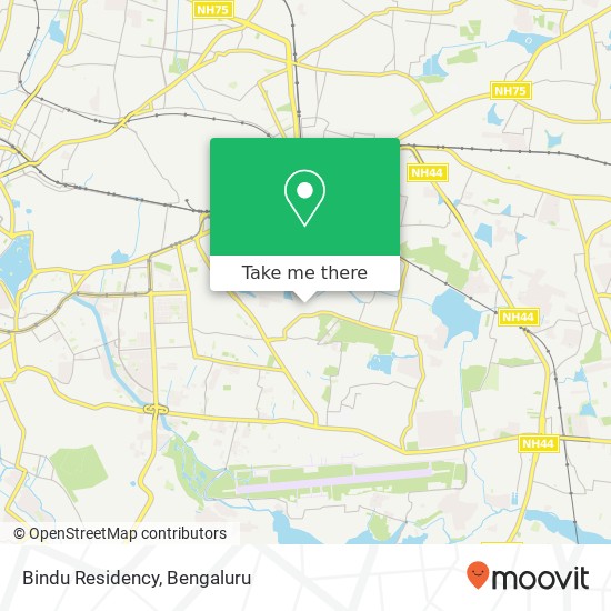 Bindu Residency map