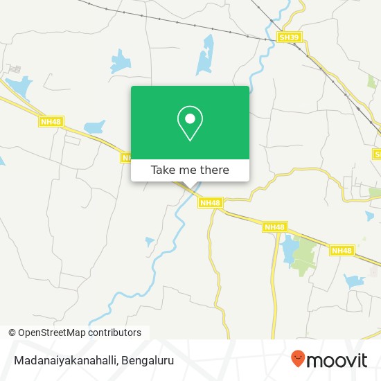 Madanaiyakanahalli map