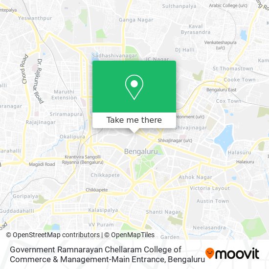 Government Ramnarayan Chellaram College of Commerce & Management-Main Entrance map