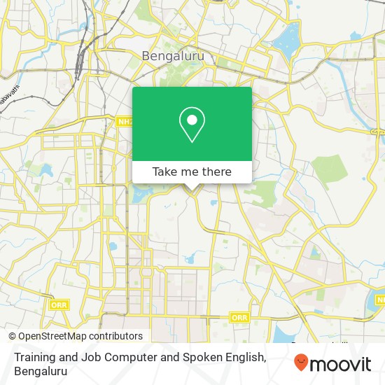 Training and Job Computer and Spoken English map