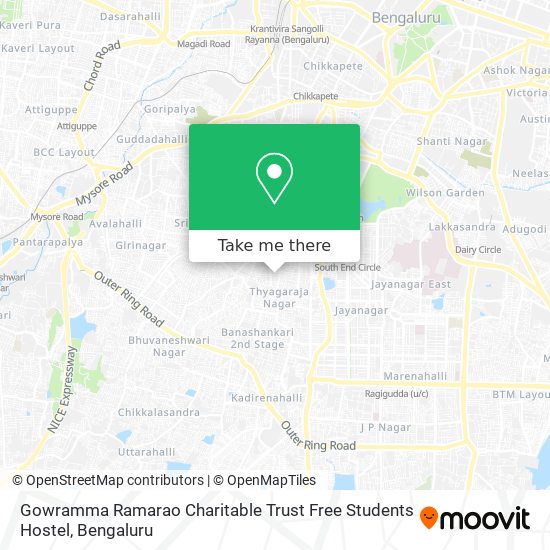 Gowramma Ramarao Charitable Trust Free Students Hostel map