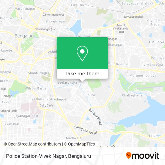 Police Station-Vivek Nagar map