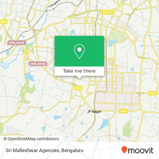 Sri Malleshwar Agencies map