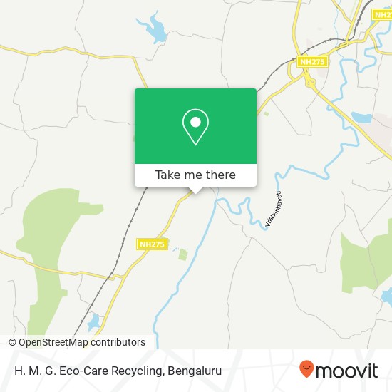 H. M. G. Eco-Care Recycling map