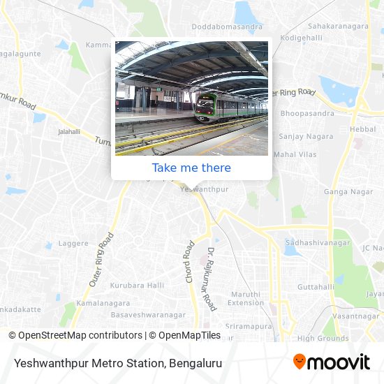Yeshwanthpur Metro Station map