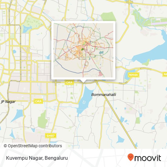 Kuvempu Nagar map