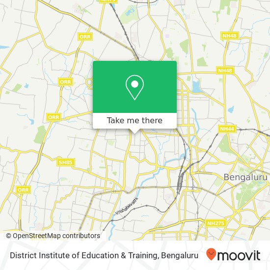 District Institute of Education & Training map