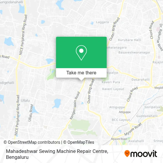 Mahadeshwar Sewing Machine Repair Centre map