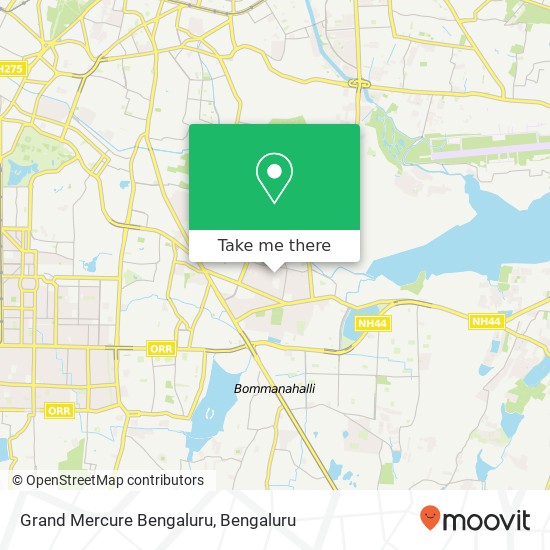 Grand Mercure Bengaluru map