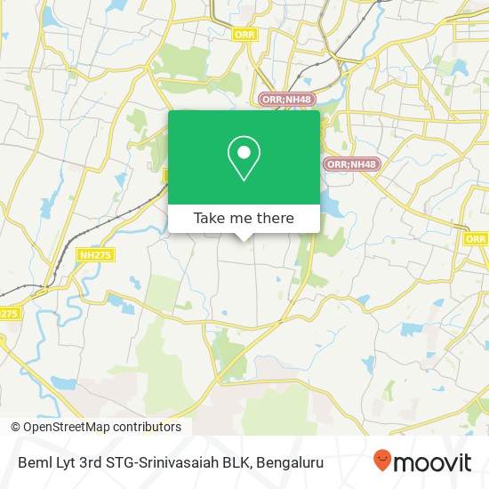 Beml Lyt 3rd STG-Srinivasaiah BLK map