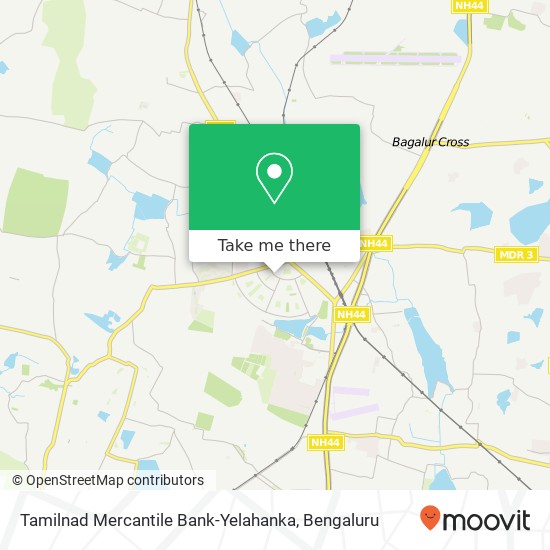 Tamilnad Mercantile Bank-Yelahanka map