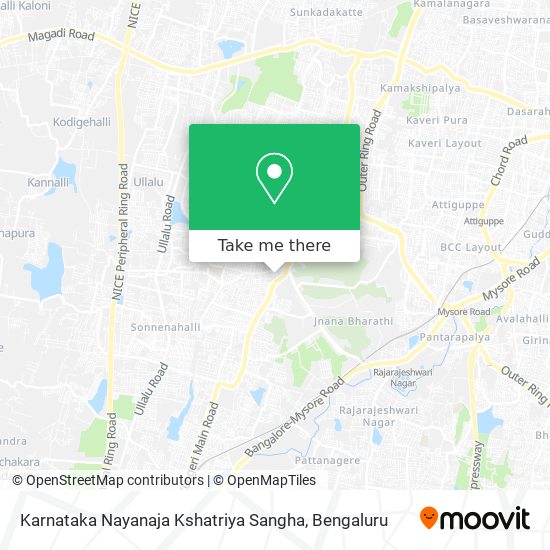 Karnataka Nayanaja Kshatriya Sangha map