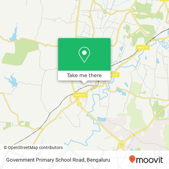 Government Primary School Road map
