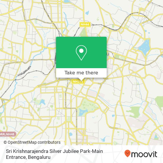 Sri Krishnarajendra Silver Jubilee Park-Main Entrance map