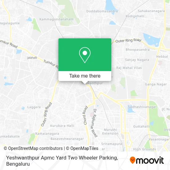 Yeshwanthpur Apmc Yard Two Wheeler Parking map