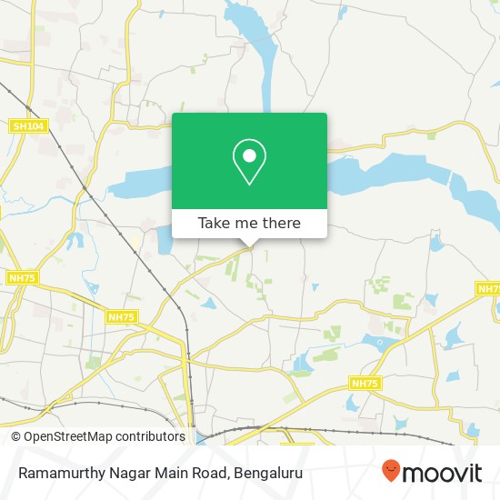 Ramamurthy Nagar Main Road map